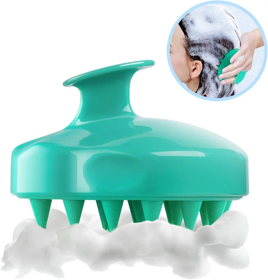 1Pcs Silicone Shampoo Brush Scalp Massage Comb Hair Root Itching Clean The Scalp Thoroughly Body  Head Massage Bath Brush